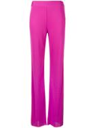Emilio Pucci Elongated Bootcut Trousers - Pink & Purple
