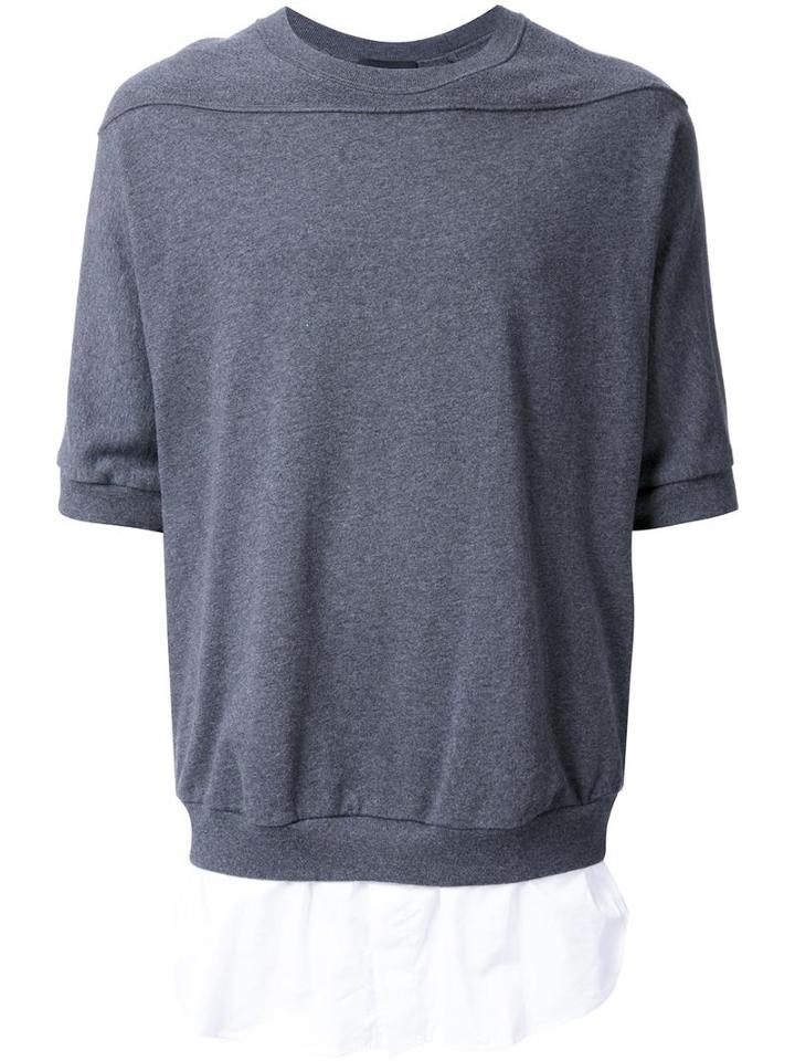 3.1 Phillip Lim Exposed Seam T-shirt, Men's, Size: Xs, Grey, Cotton