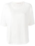 Rag & Bone - Plain Shortsleeved Sweater - Women - Cotton/spandex/elastane/modal - Xs, Nude/neutrals, Cotton/spandex/elastane/modal