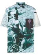 Paul Smith Photographic Print Shirt - Blue