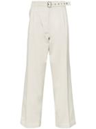 Mackintosh 0004 Belted Cotton Trousers - Neutrals