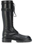 Ann Demeulemeester Tall Lace-up Boots - Black
