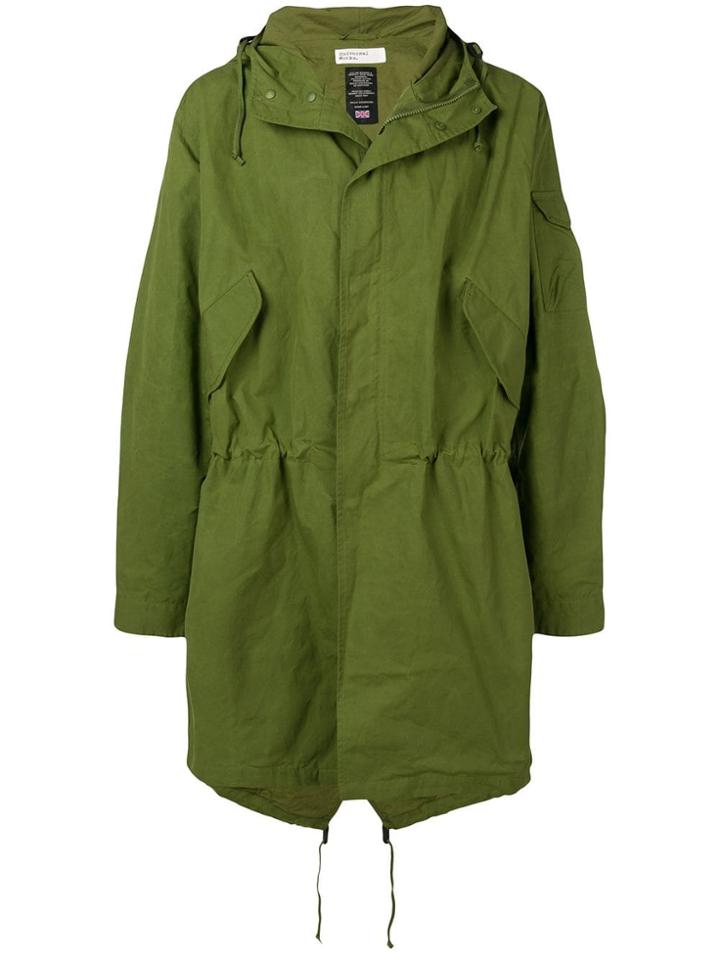 Universal Works Hooded Parka Coat - Green