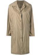 Mackintosh Beige Nylon Single Breasted Coat Lm-079st/p - Brown