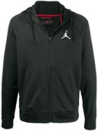 Nike Logo Zip-up Hoodie - Black