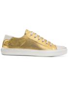 Saint Laurent Bedford Sneakers - Gold