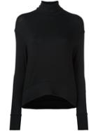 Io Ivana Omazic Turtleneck Jumper, Women's, Size: Small, Black, Viscose/spandex/elastane