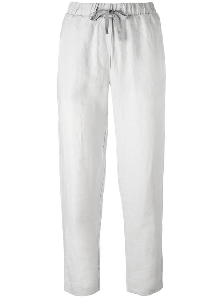 Le Tricot Perugia Slouched Trousers - Grey