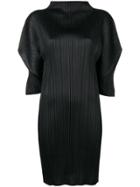 Pleats Please By Issey Miyake Puff-sleeve Dress - Black