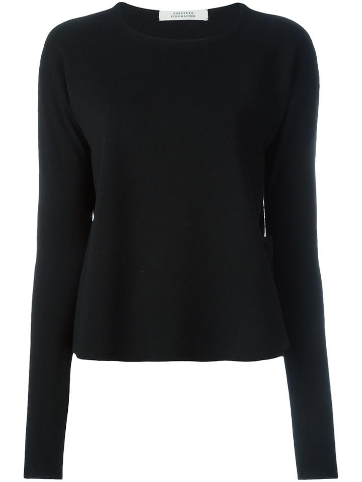 Dorothee Schumacher Sash Detail Sweater - Black