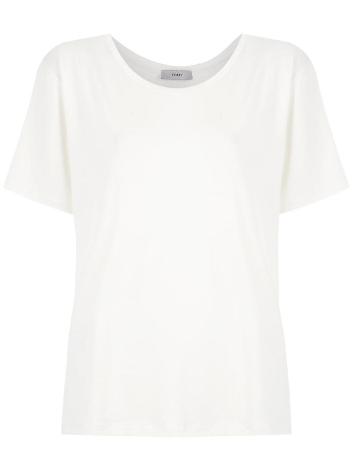Egrey Short Sleeves Blouse - White
