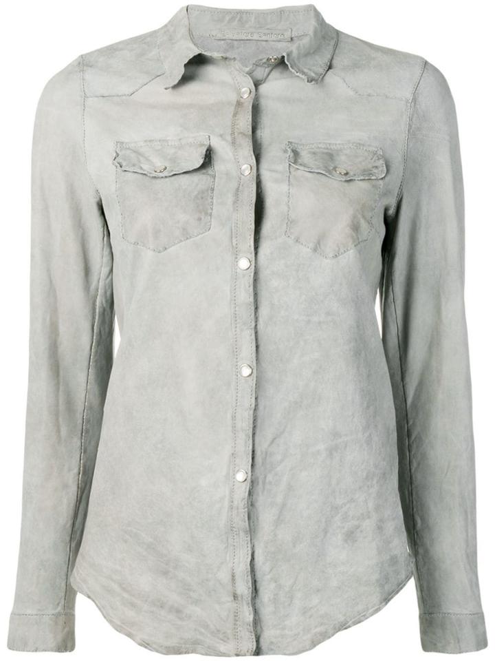 Salvatore Santoro Double Chest Pockets Shirt - Grey