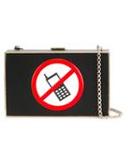 Anya Hindmarch 'no Mobile Imperial' Clutch - Black