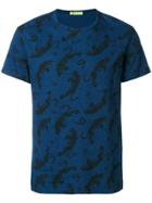 Versace Jeans Tiger Pattern T-shirt - Blue