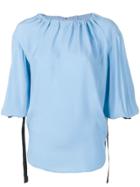 Rejina Pyo Dana Bow Detail Blouse - Blue