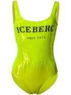 Iceberg Sequined Swimming Suit - Green