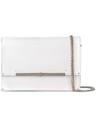 Casadei - Chain Strap Shoulder Bag - Women - Calf Leather/nappa Leather - One Size, White, Calf Leather/nappa Leather