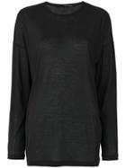 Isabel Benenato Fine Knit Sweater - Black