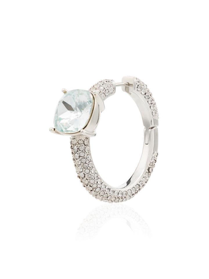 Y/project Crystal-embellished Hoop Earrings - Pink