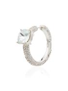 Y/project Crystal-embellished Hoop Earrings - Pink