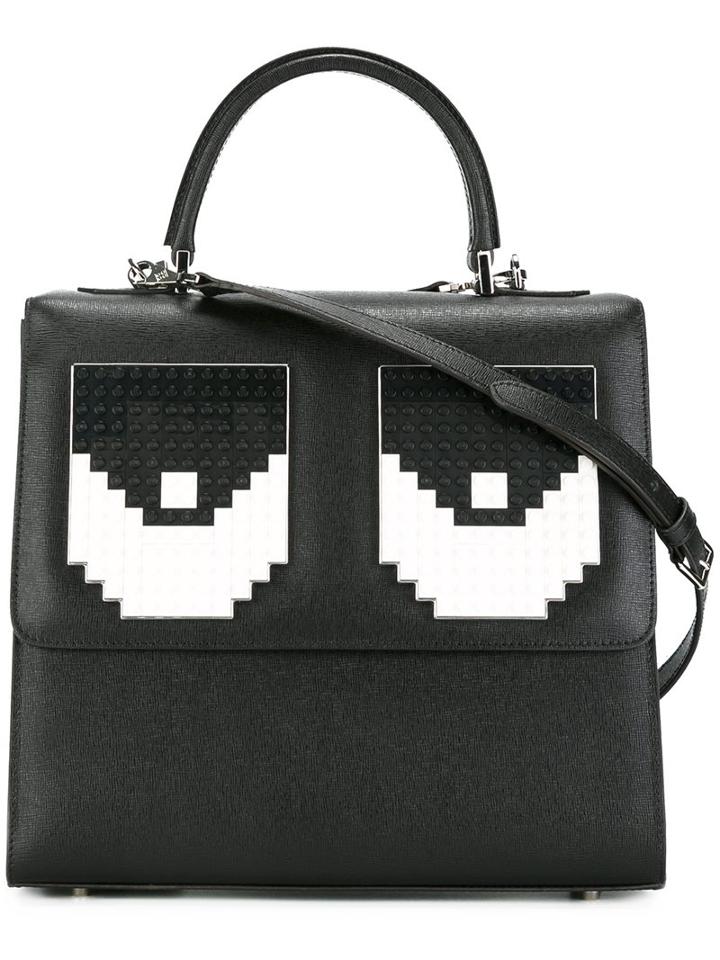 Les Petits Joueurs 'alex Tromp L'oeil' Top Handle Bag, Women's, Black