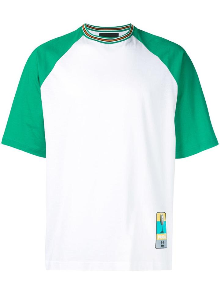 Prada Scooter Print T-shirt - White