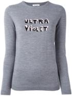 Bella Freud Ultra Violet Jumper, Women's, Size: Medium, Grey, Wool