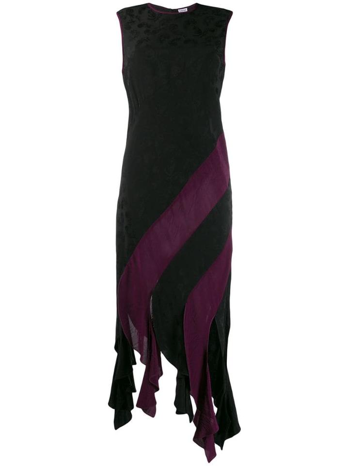 Loewe Asymmetric Curl Dress - Black