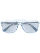 Gucci Eyewear Tinted Acetate Sunglasses - Blue