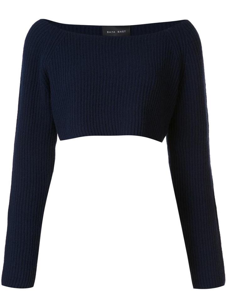 Baja East Layered Jumper, Women's, Size: 1, Blue, Cashmere