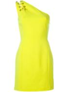 Versus Lion Pin Fitted Dress, Women's, Size: 44, Yellow/orange, Viscose/polyamide/spandex/elastane