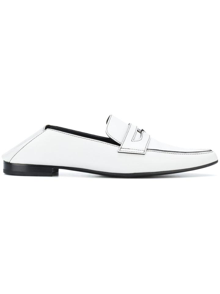 Tomas Maier Savannah Loafer Slide - White