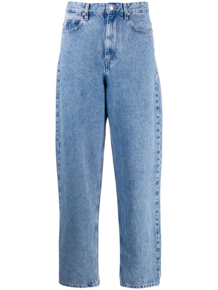Isabel Marant Étoile High Waisted Tapered Jeans - Blue