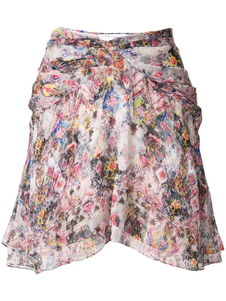 Iro Orchus Print Skirt - Pink