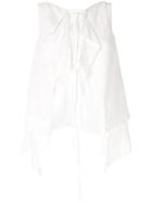 Forme D'expression Layered Apron Top - White