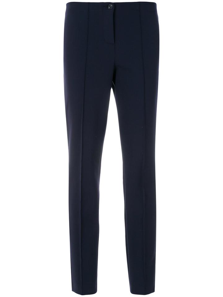 Cambio Tailored Fitted Trousers - Blue