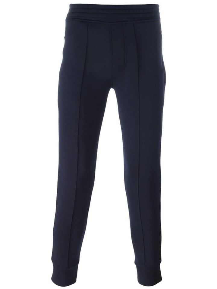 Neil Barrett Zipped Pocket Track Pants - Blue