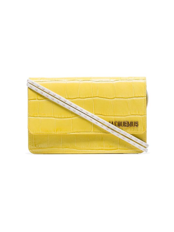 Jacquemus Le Sac Riviera Shoulder Bag - Yellow