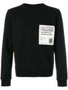 Maison Margiela Stereotype Slogan Patch Sweater - Black