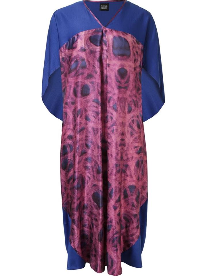 Fernanda Yamamoto Abstract Print Pleated Midi Dress