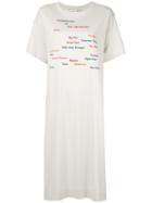 Tu Es Mon Trésor Orchestra T-shirt Dress - Green