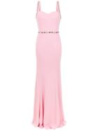 Dolce & Gabbana Crystal Embellished Dress - Pink