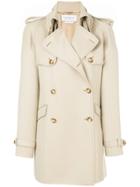 Gabriela Hearst Alina Short Trench Coat - Nude & Neutrals