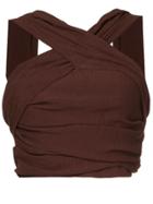 C & M Cropped Top - Brown