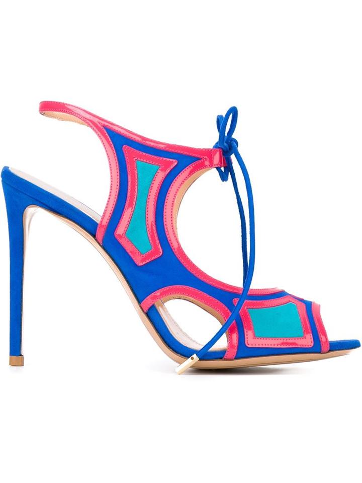 Nicholas Kirkwood 105mm 'outliner' Lace-up Sandals