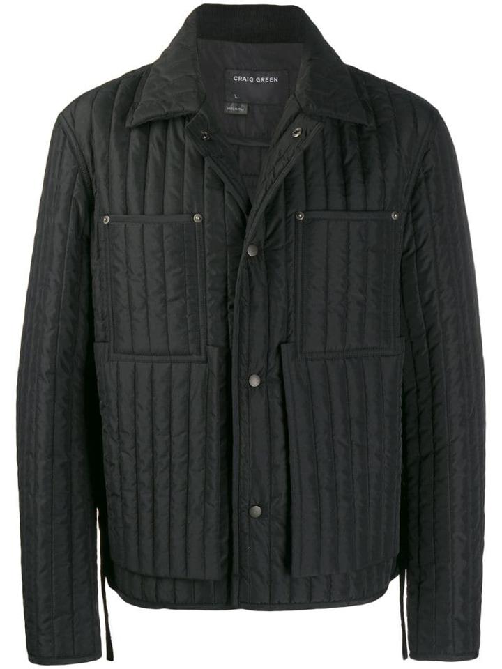 Craig Green Quilted Short-length Jacket - Black