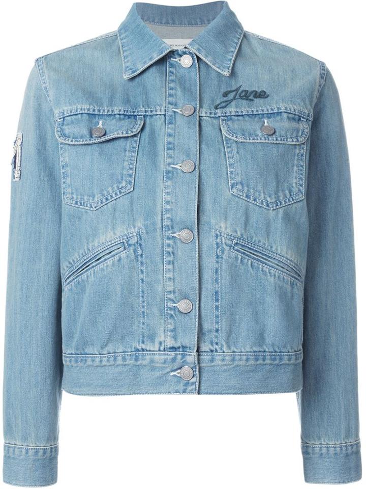 Isabel Marant Étoile - 'purd' Jacket - Women - Cotton - 42, Blue, Cotton