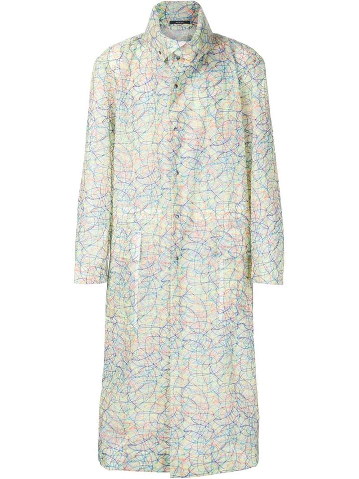 Issey Miyake Men Stitch Film Coat