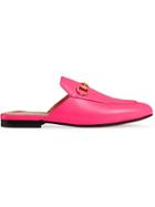 Gucci Princetown Mules - Pink