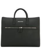 Dsquared2 - Twin Zip Tote Bag - Men - Cotton/pvc/polyester/polyurethane - One Size, Black, Cotton/pvc/polyester/polyurethane